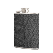 Flasques Texture en cuir noir (Gauche)
