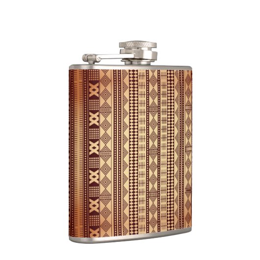 Flasques Texture ethnique Brown (Droite)