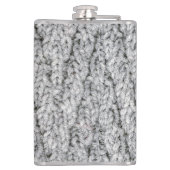 Flasques texture motif tricotée (Dos)