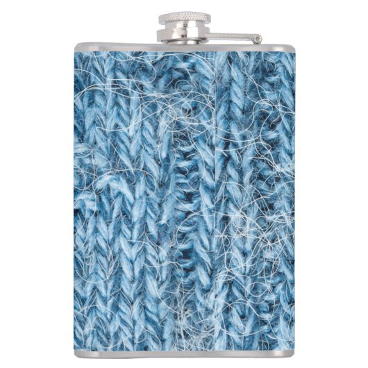 Flasques texture motif tricotée (Dos)