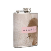 Flasques Texture personnalisée du grain de bois naturel (Droite)