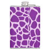 Flasques Texture violette de la peau de girafe (Dos)