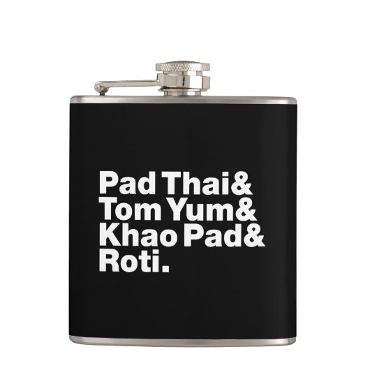 Flasques Thai Street Food (Devant)