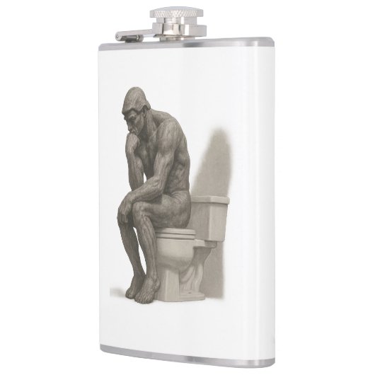 Flasques The Thinker on the Throne – Classical Charcoal Sty (Gauche)