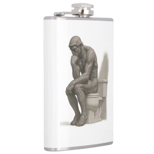 Flasques The Thinker on the Throne – Classical Charcoal Sty (Droite)