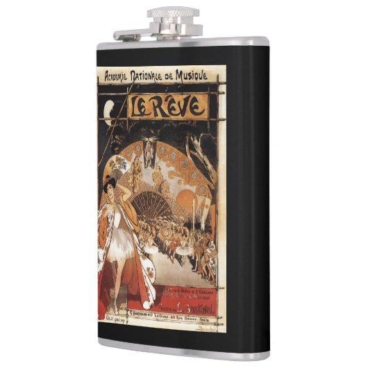 Flasques Théatre de l'opéra de représentation de Le Reve (Gauche)