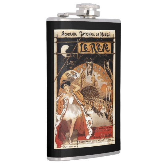 Flasques Théatre de l'opéra de représentation de Le Reve (Droite)