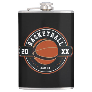 Flasques Thème de basket-ball personnalisé amusant