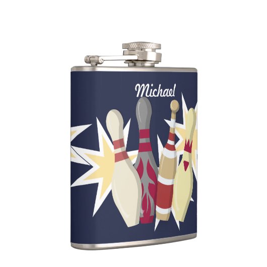 Flasques Thème de Bowling vintage (Droite)