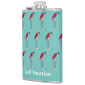 Flasques Thème de golf turquoise (Gauche)