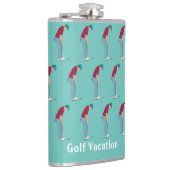 Flasques Thème de golf turquoise (Droite)