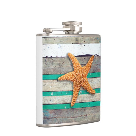 Flasques Thème Plage Starfish Mariage Rustique (Droite)