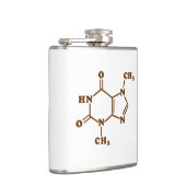 Flasques Théobromine au chocolat Formule chimique moléculai (Droite)