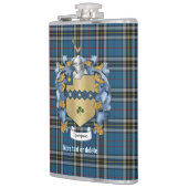Flasques Thompson Family Crest et Tartan Plaid (Gauche)