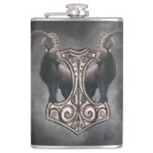 Flasques Thor's Might : Mjölnir et le Thunderous Companion (Devant)