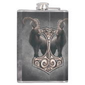 Flasques Thor's Might : Mjölnir et le Thunderous Companion (Dos)