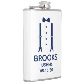 Flasques Tiedoux Bleu d'Usher (Droite)