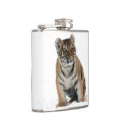 Flasques Tiger Cub in the Snow Photograph (Droite)