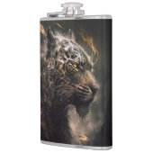Flasques Tiger Portrait Animal Nature Faune Peinture Art (Gauche)