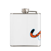 Flasques Tigre de dessin mignon sur le ballon de la hanche (Dos)