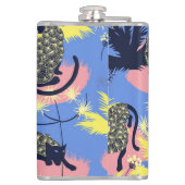 Flasques Tigre géométrique, léopard : motif pour enfants. (Dos)