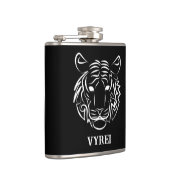 Flasques Tigre tribal noir et blanc (Droite)