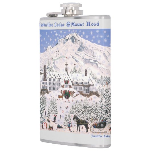 Flasques Timberline Lodge ~ Coussin Mount Hood (Gauche)