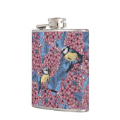 Flasques Tit birds dans le jardin lilas (Gauche)