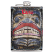 Flasques Tonnerre à visage totem (Devant)