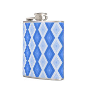 Flasques Tons de motif de diamant bleu (Gauche)