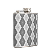 Flasques Tons de motif de diamant gris (Droite)