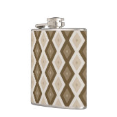 Flasques Tons de motif diamant brun (Gauche)