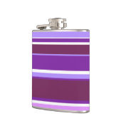 Flasques Tons de rayures violettes (Gauche)