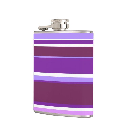 Flasques Tons de rayures violettes (Gauche)