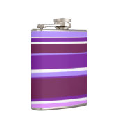 Flasques Tons de rayures violettes (Droite)