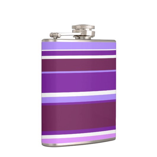 Flasques Tons de rayures violettes (Droite)