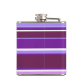 Flasques Tons de rayures violettes (Dos)