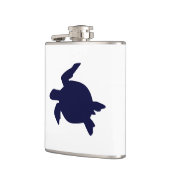 Flasques Tortue marine bleu foncé (Gauche)