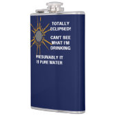 Flasques Totalement éclipsé drôle personnalisable (Gauche)