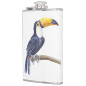 Flasques Toucan, oiseau tropical (Gauche)