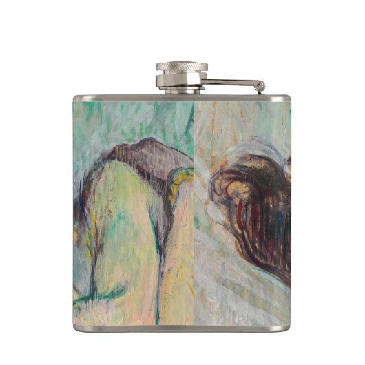 Flasques Toulouse-Lautrec - En Lit, Baiser (Dos)