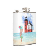 Flasques Tour Island Lighthouse Vinyl Wrapper Flask (Droite)