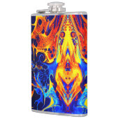 Flasques tourbillon coloré abstrait tendance (Gauche)