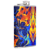 Flasques tourbillon coloré abstrait tendance (Droite)