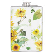 Flasques Tournesol aquarelle (Dos)