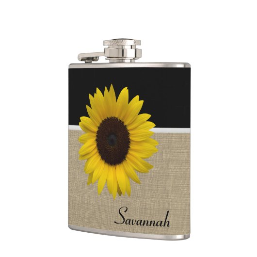 Flasques Tournesol et Burlap (Gauche)