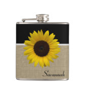 Flasques Tournesol et Burlap (Devant)