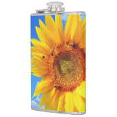 Flasques Tournesol jaune et abeilles sur le ciel bleu - Jou (Gauche)