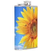 Flasques Tournesol jaune et abeilles sur le ciel bleu - Jou (Droite)