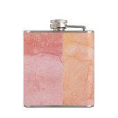 Flasques Tournesol Marbre rose Rouge Script Typographie Fla (Dos)